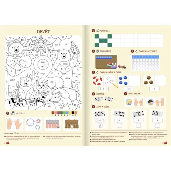 Matematika 1. ročník/ 2. díl - pracovní učebnice