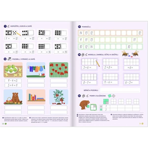 Matematika 1. ročník/ 2. díl - pracovní učebnice