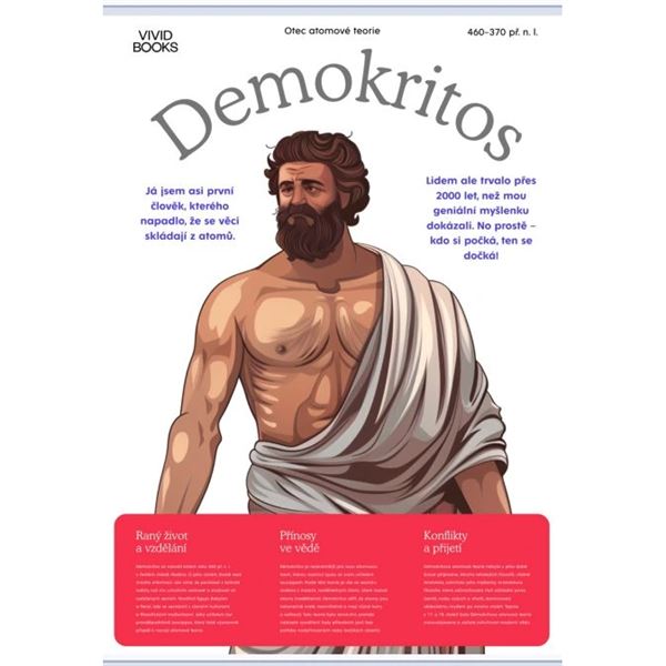 Demokritos - nástěnný plakát A2